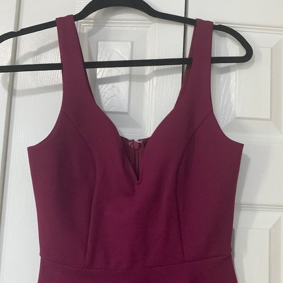 Soprano Magenta Casual Lined Midi Dress US Size Small - Picture 3 of 8
